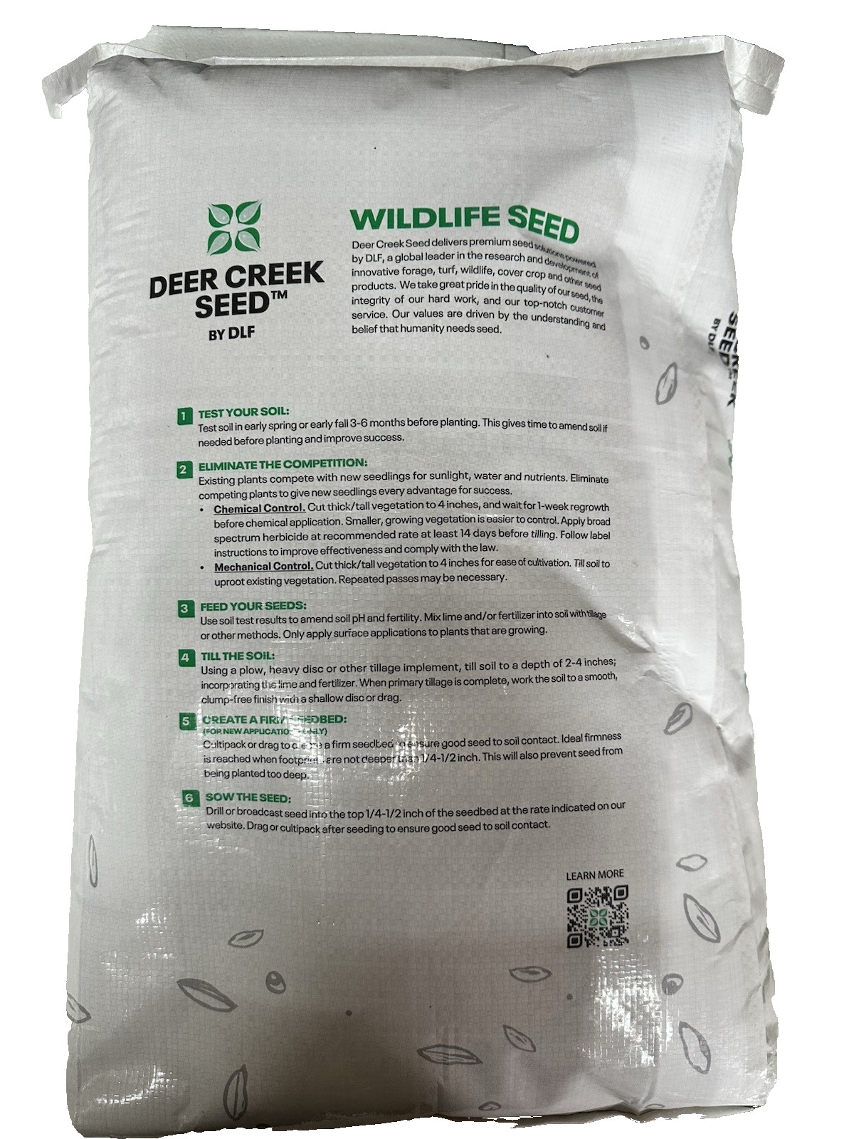 25 Lbs All Season Wildlife Food Plot Mix, Deer, Turkey, Pheasant, Grouse, Upland