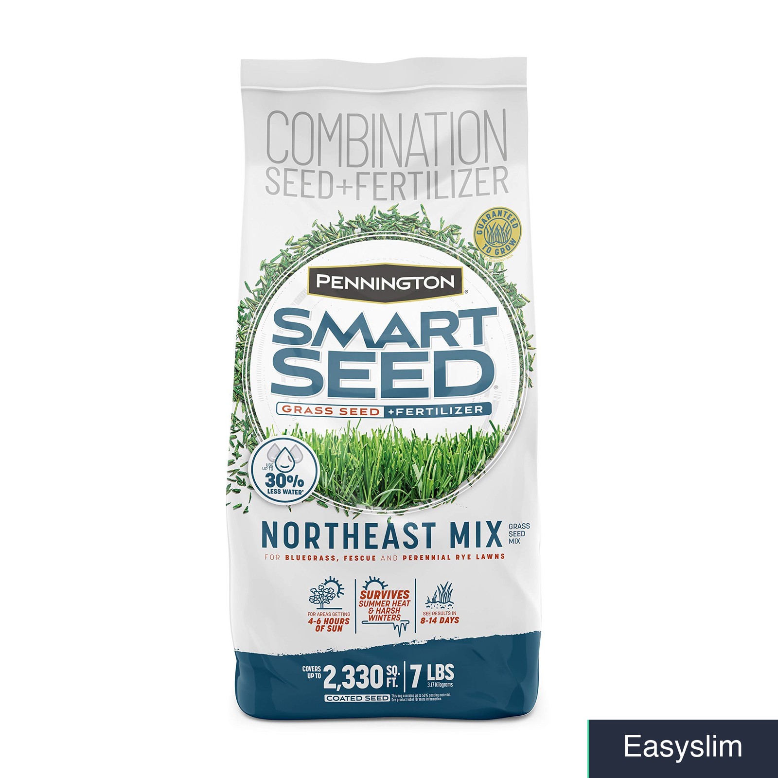 Northeast Lawn Grass Seed 7 lb Mix, Bluegrass Fescue Perennial Rye