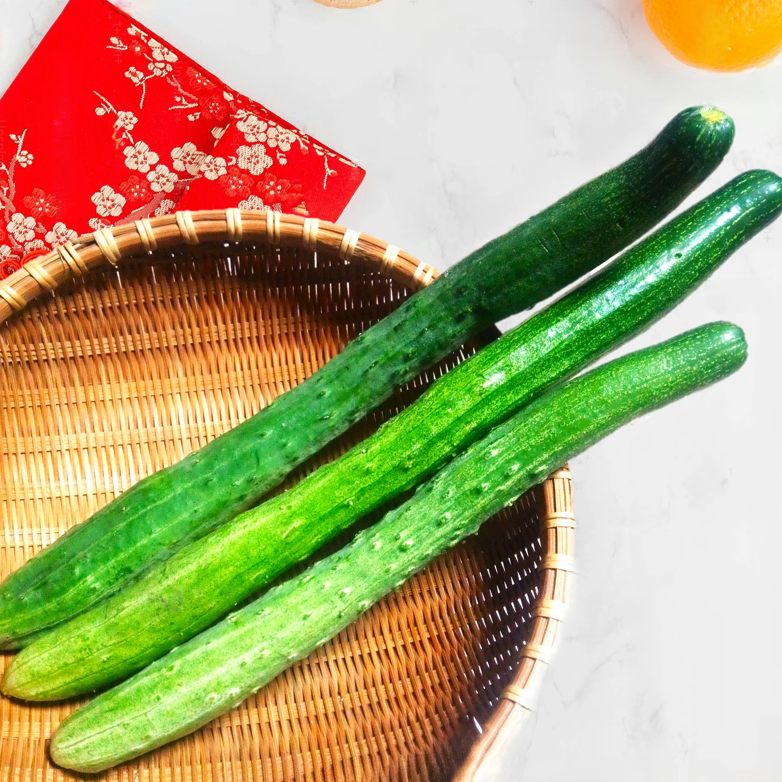 China Jade Burpless Cucumber Seeds – For 2026 Planting Delicious Long Dark Green