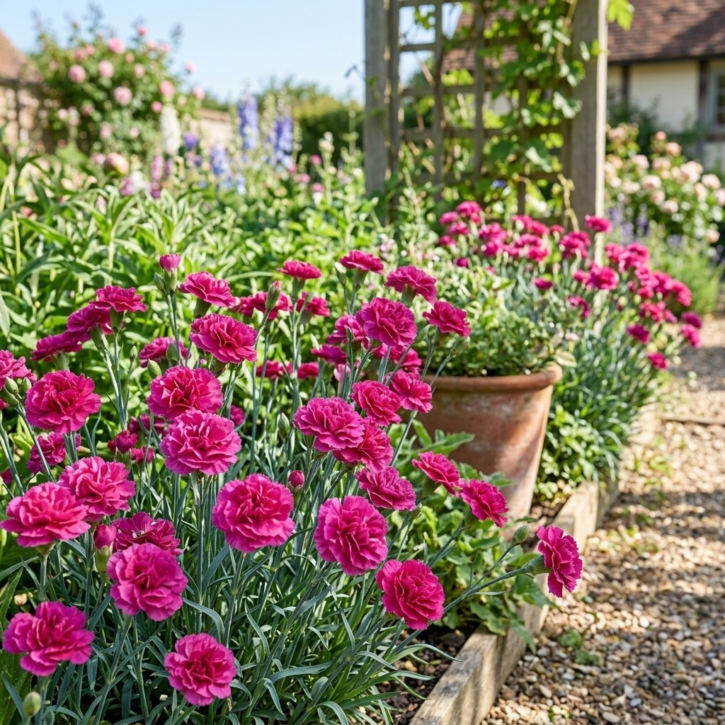 1000pcs Carnation Seeds Attractive Flower Plant for Garden Balcony Yard Use