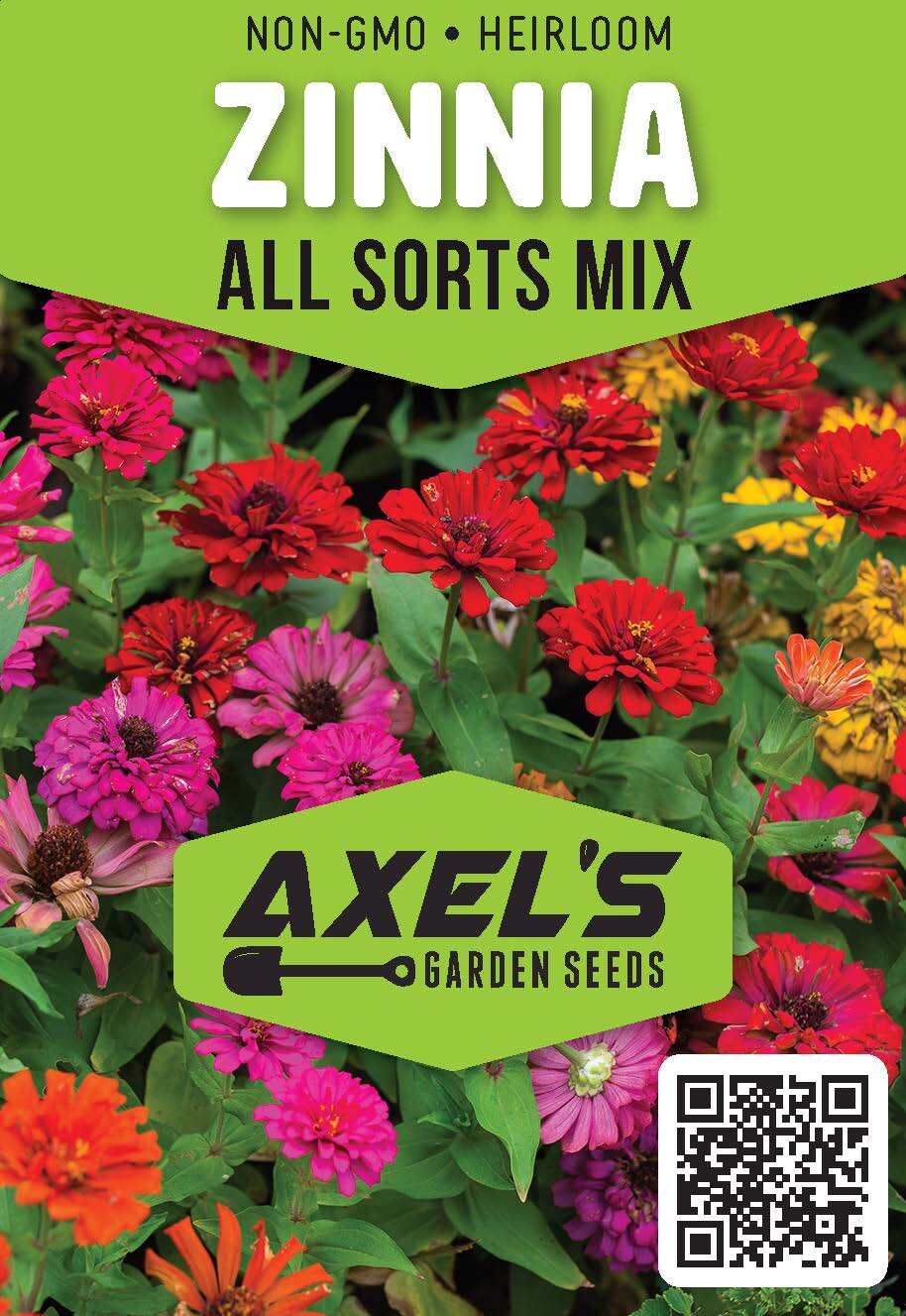 Zinnia Flower Seed Mix | Non-GMO | Heirloom | Fresh Flower Seeds