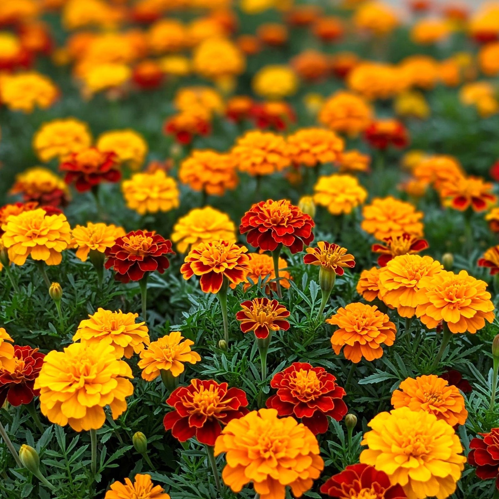 Mr. Fothergill’s Marigold Dwarf Mix Seed Oh Sow Simple, Easy to Grow