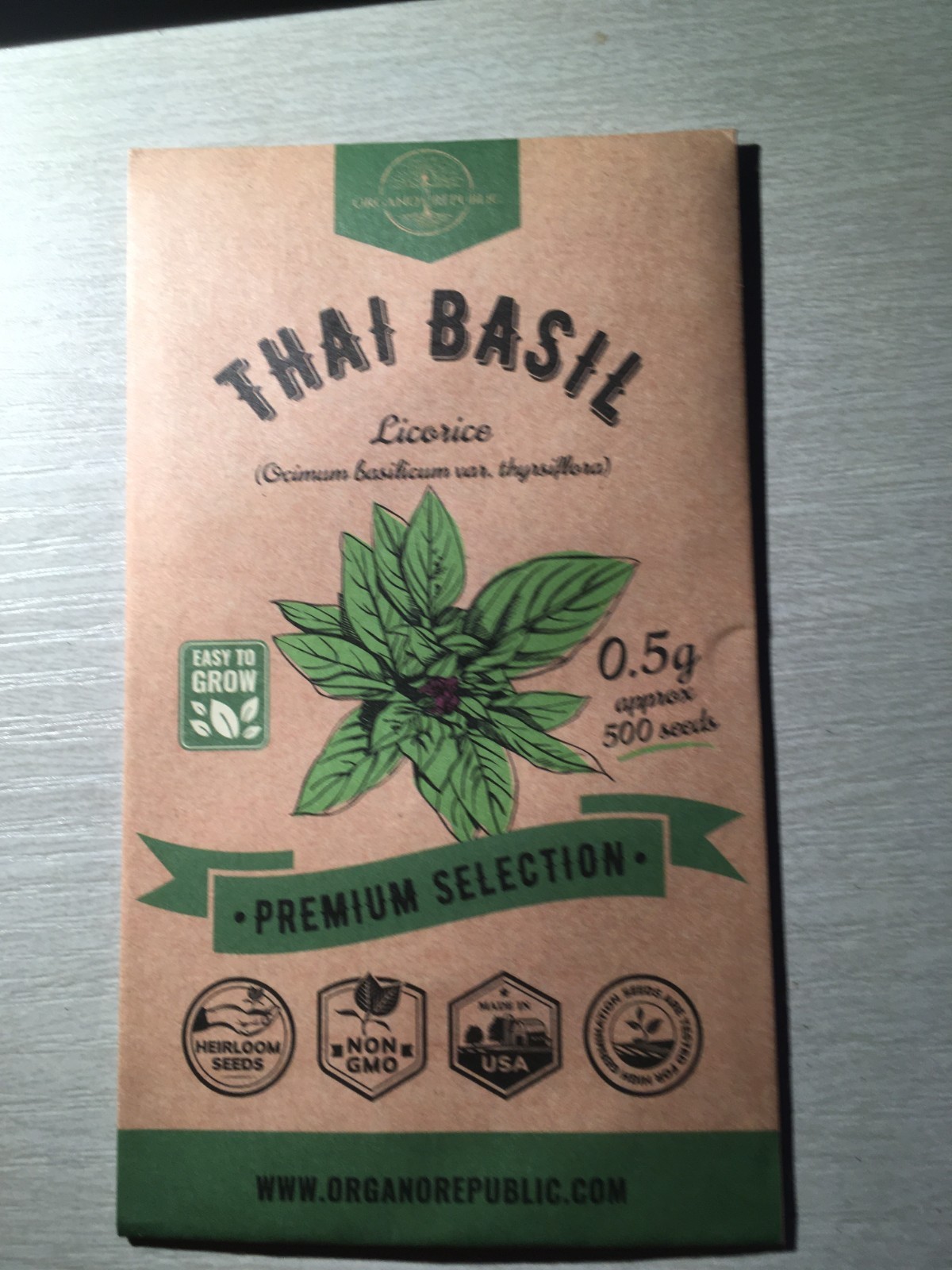 Thai Basil Licorice Seeds – Organo Republic