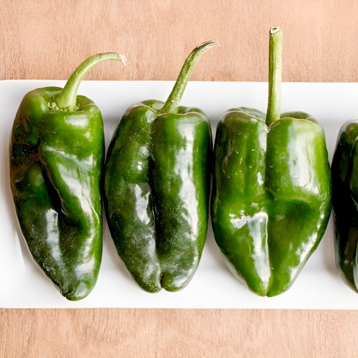 100 Heirloom Ancho Poblano Grande Pepper Seeds Giant Poblano Variety Mild 2k SHU