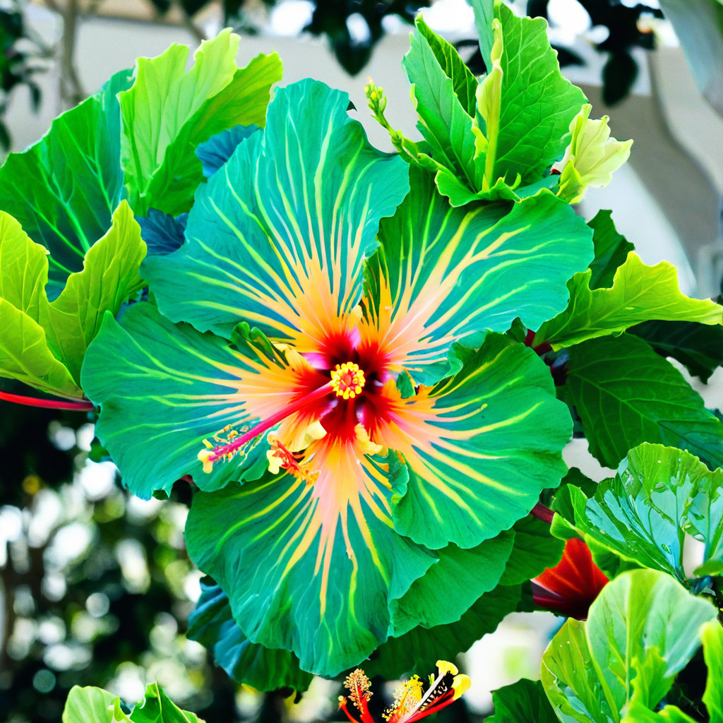 20 Hibiscus Seeds Flowers Flower Seed Perennial Bloom US SELLER “Green Yellow”