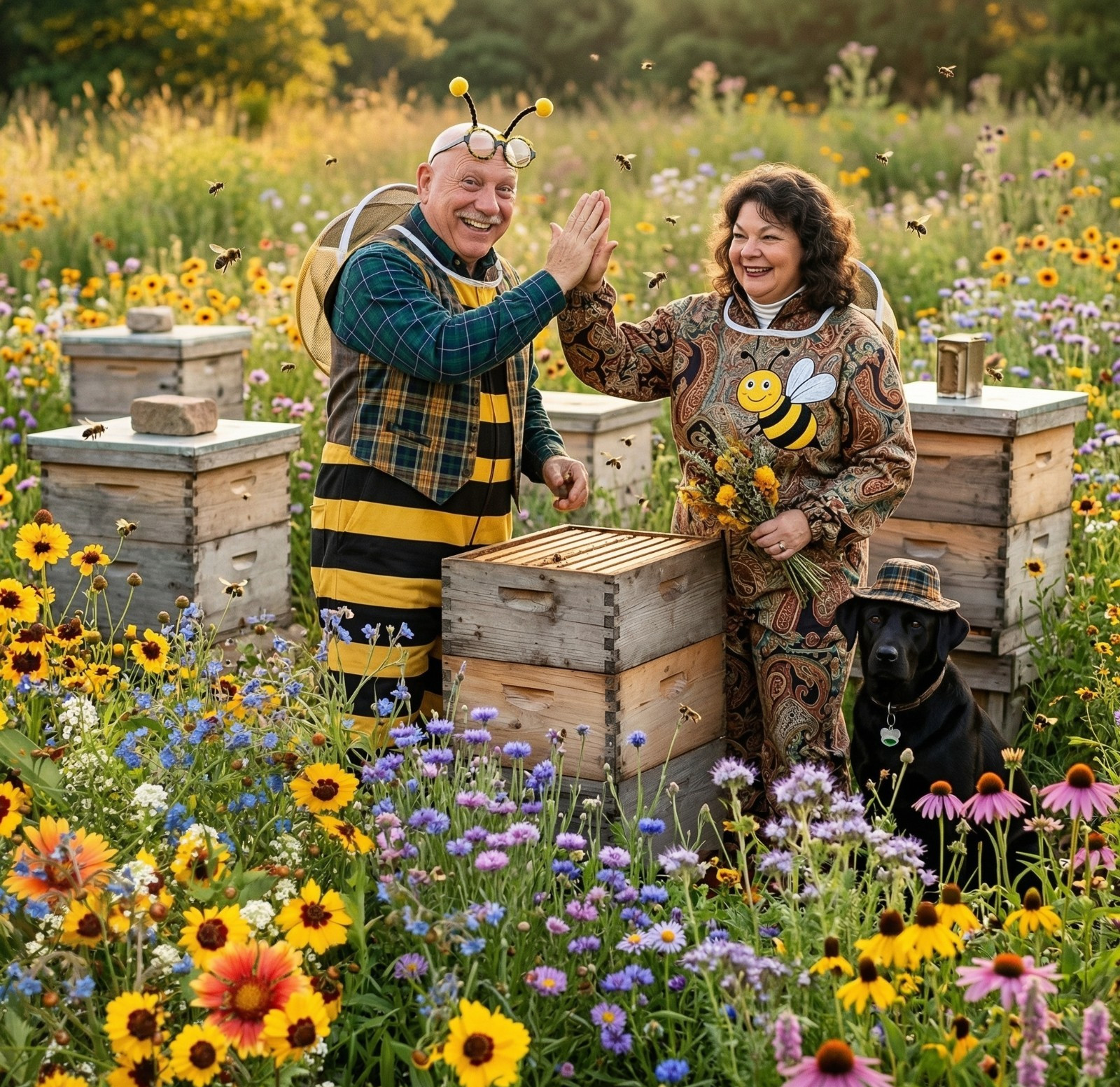 Landscaper’s Pack Super Mix SAVE THE BEES Bulk Wild flowers Non-GMO 3000 Seeds!