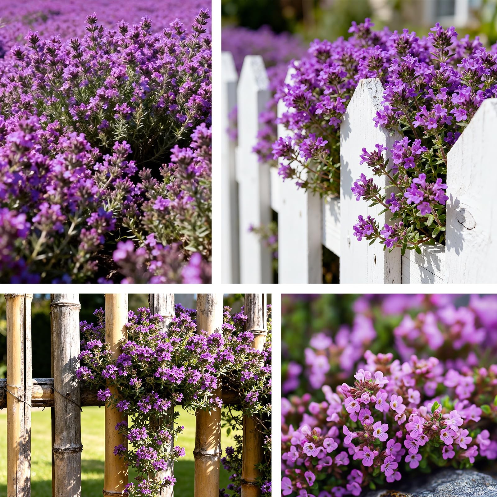 20000+ Creeping Thyme Seeds for Planting, Ground Cover Seeds, Fragrant Lawn A…