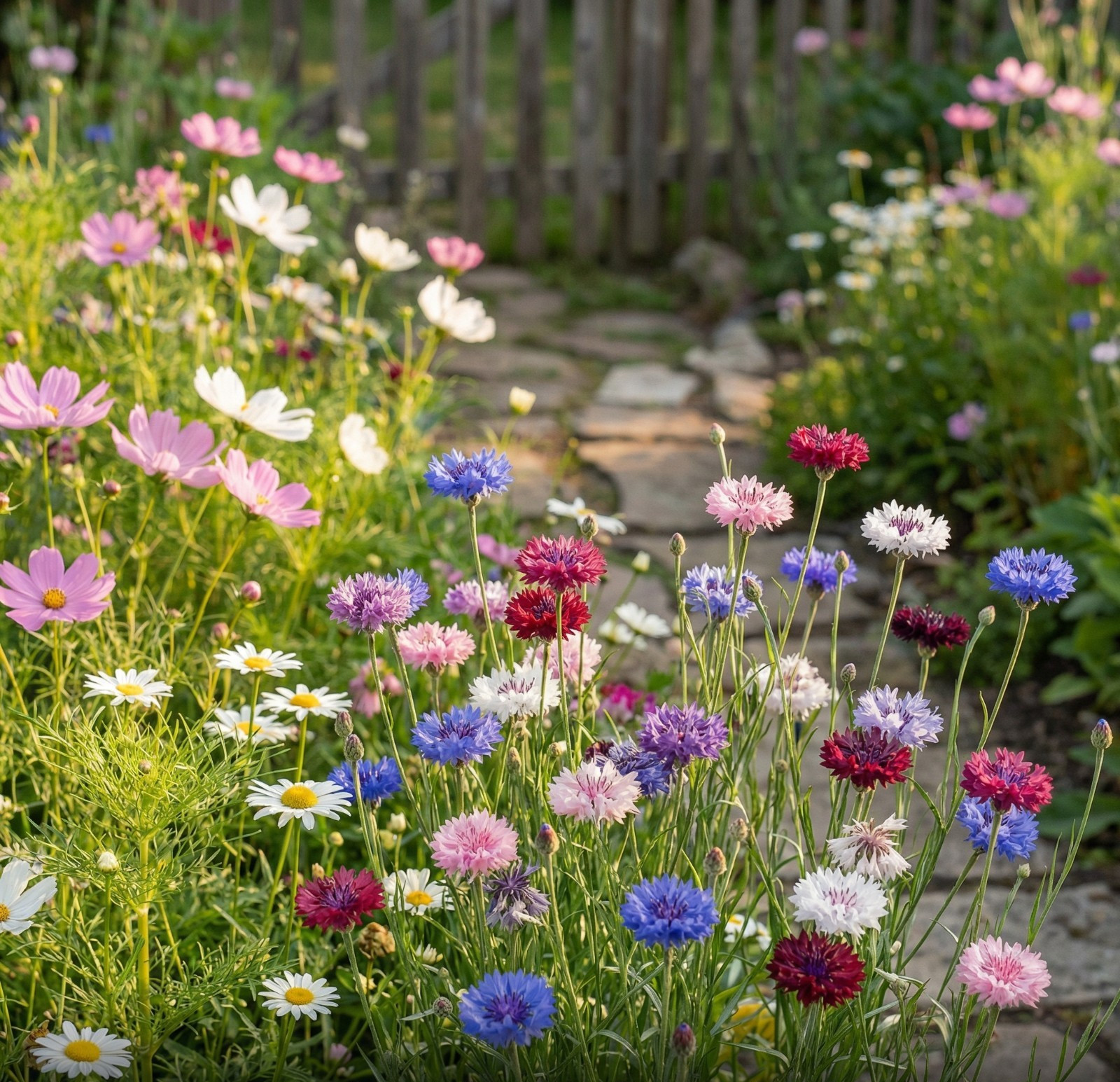 Landscaper’s Pack Cornflower Bachelor’s Button TALL MIX Non-GMO 1500 Seeds!