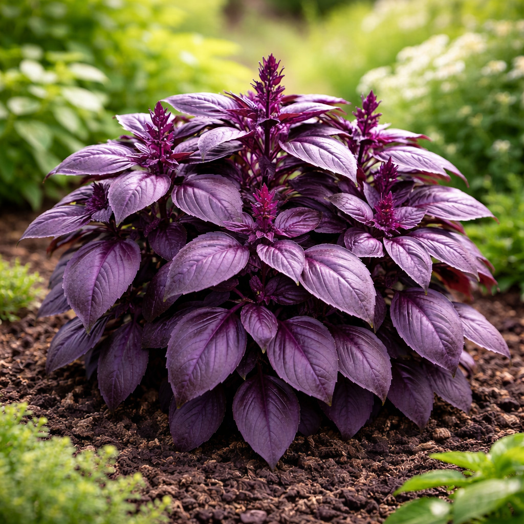 Red Rubin – Basil Seeds | Deep Purple Basil | Heirloom Garden Herb 100 seeds