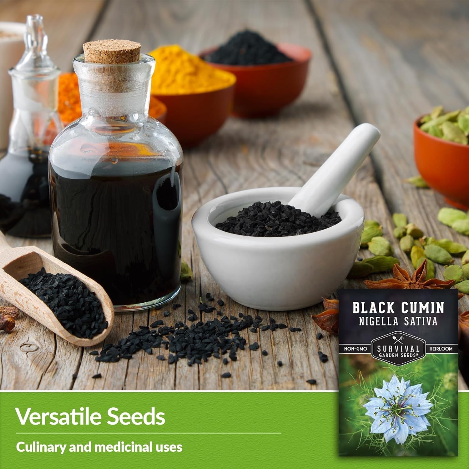 Nigella Sativa Seeds – High Germination Black Cumin for Sustainable Herb Gardens