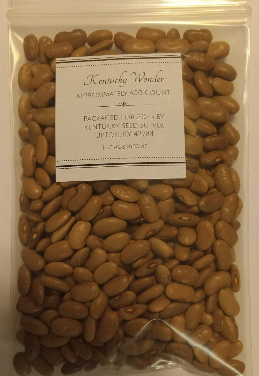 Bean Kentucky Wonder Green (Pole) Approximately 400 seeds