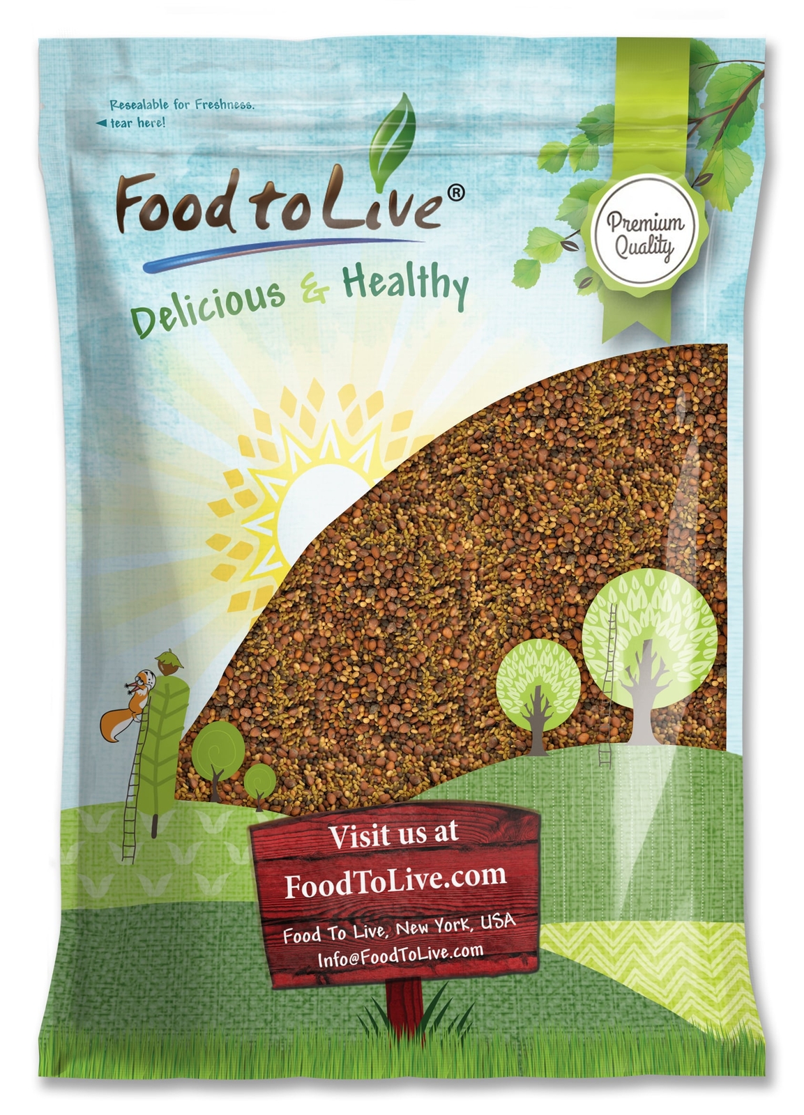 Salad Mix of Sprouting Seeds – Sproutable, Kosher, Raw, Vegan – by Food To Live