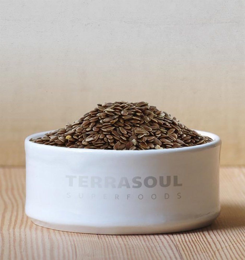 Raw Brown Flax Seeds, , Gluten-Free
