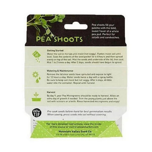 Pea Shoots Microgreen Kit 1 Count by Handy Pantry