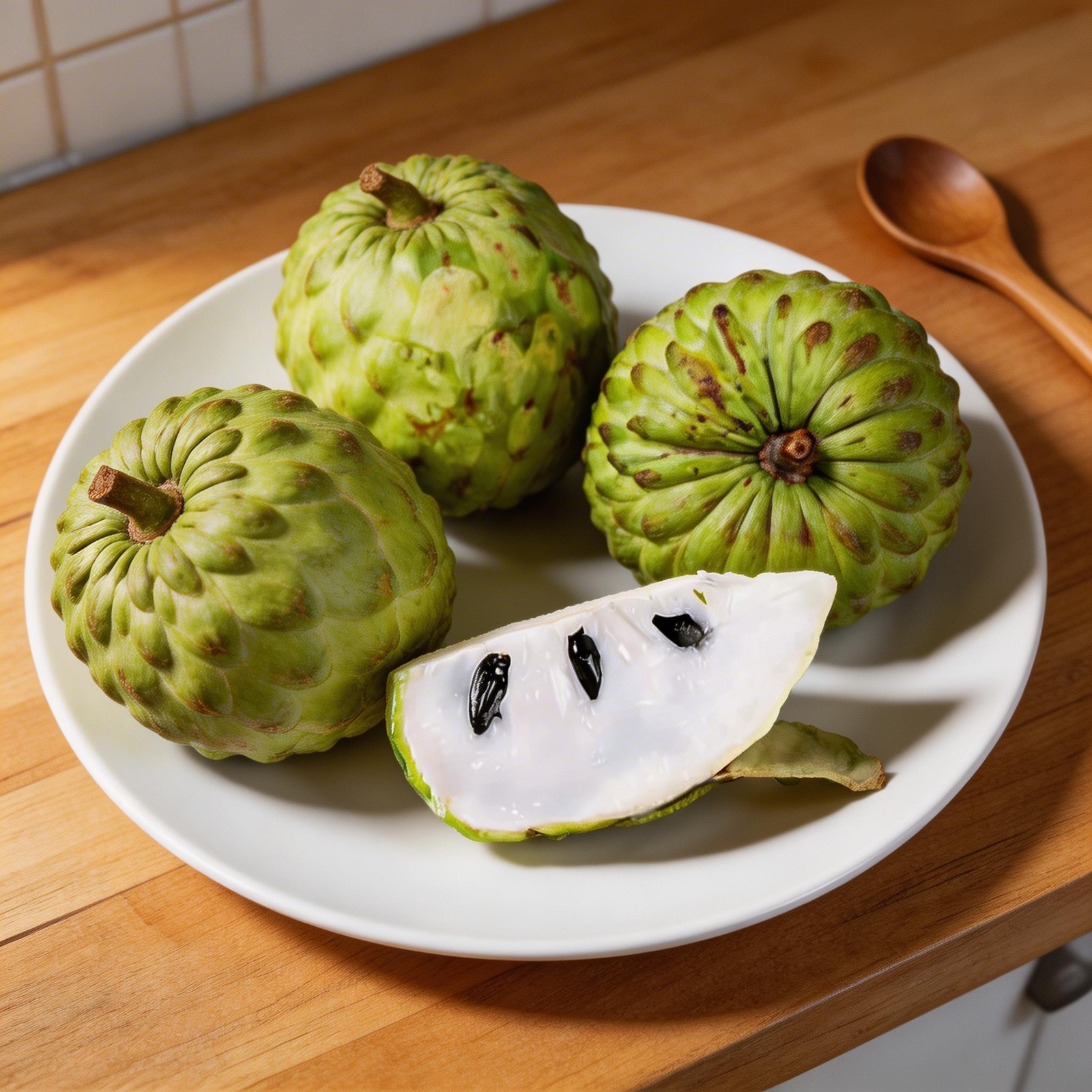 Sugar Apple Plant Seeds – 10pcs – Perfect for Outdoor Garden Container Planting