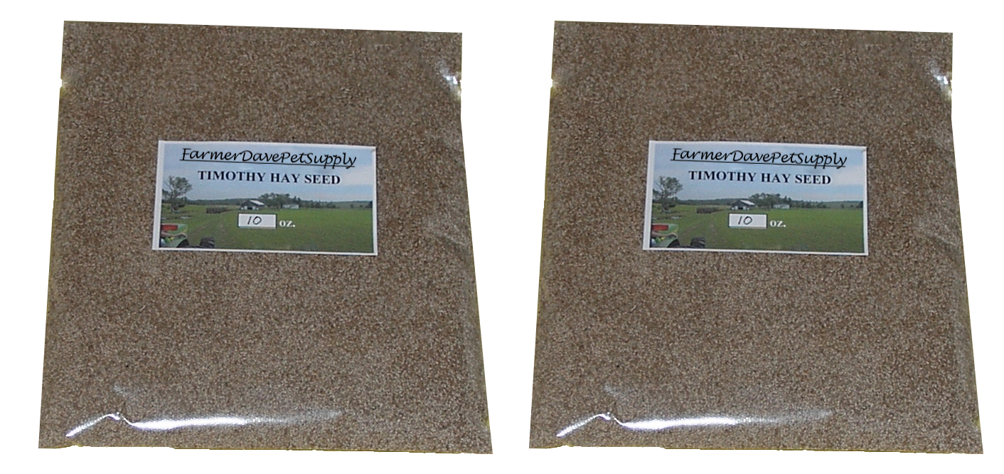 20 oz. (Two 10 oz. Bags) SEED — TIMOTHY HAY — SEED