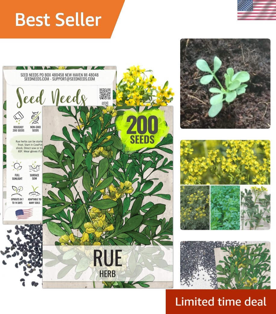 Rue Seeds for Planting – Non-GMO Heirloom & Untreated Perennial Herb Seed to …