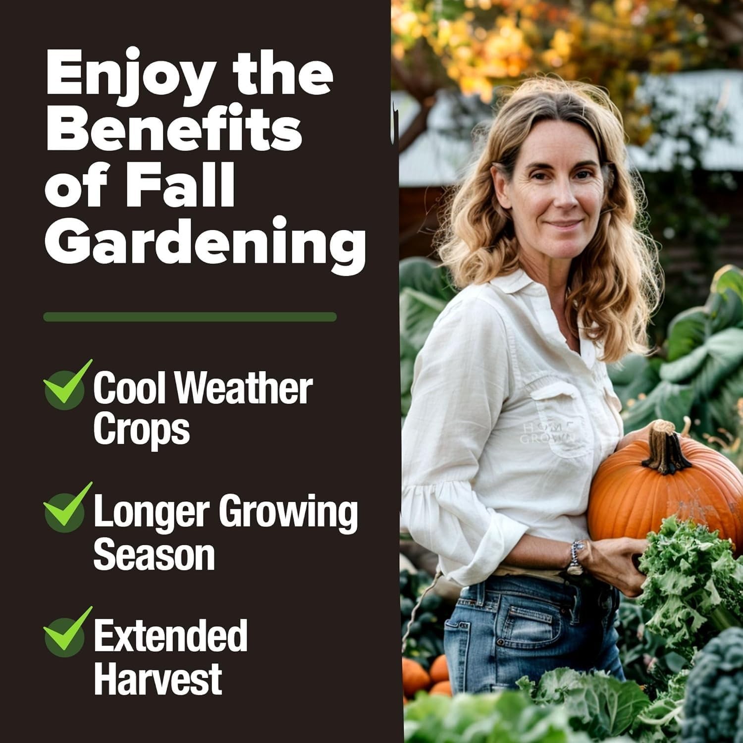 Complete Heirloom Vegetable Seed Kit: 9600 Seeds for Fall & Winter Harvest