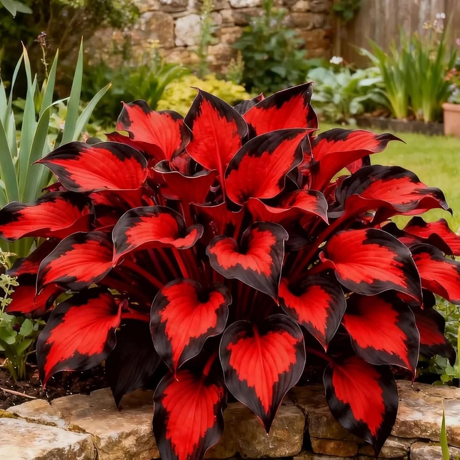 Hosta Seeds Perennial Heart Shaped Foliage Bare Roots Garden Flower Plant