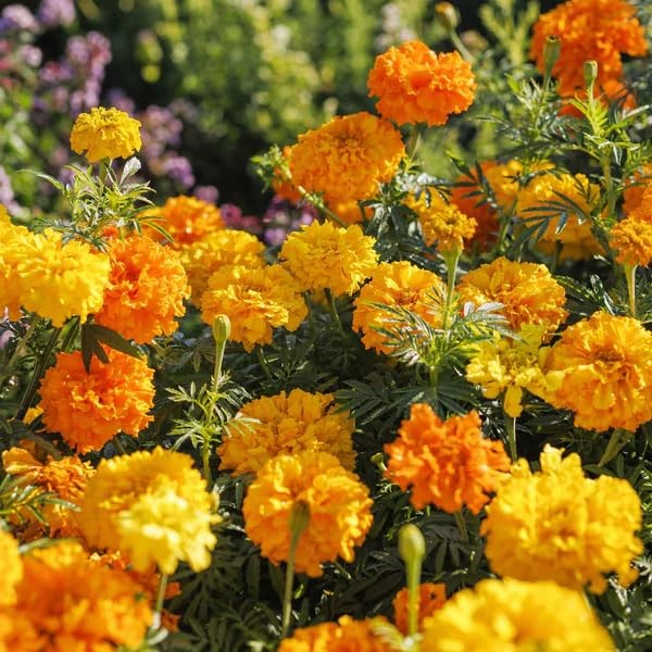 Premium Marigold Mix Seeds (1000 Count) – Hardy Annual Flower Seeds, Long
