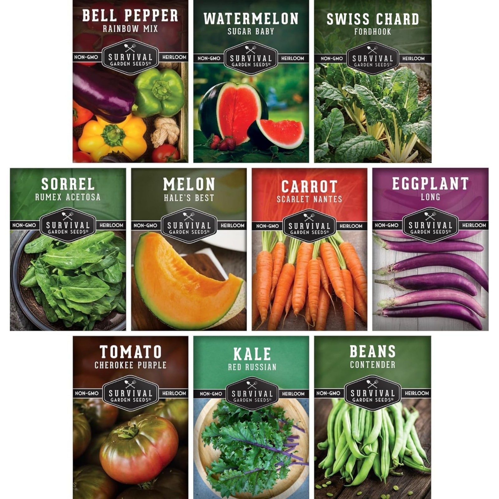 Drought & Heat Tolerant Vegetable Seeds – 10 Heirloom Non-GMO Varieties for Hot
