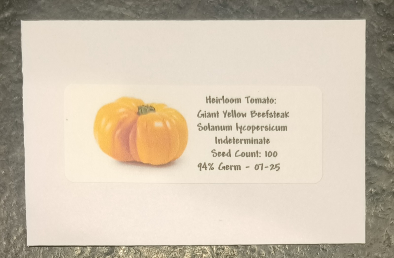 100 Organic Giant Heirloom Yellow Beefsteak Tomato Seeds Up to 2LB Indeterminate