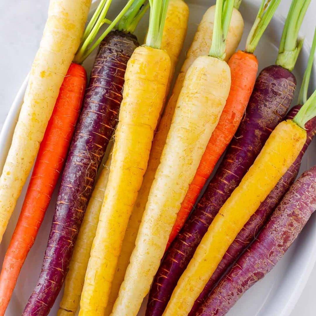 Rainbow Carrot Seeds for Planting | Non-GMO & Heirloom Vegetable Seeds | 750 Car