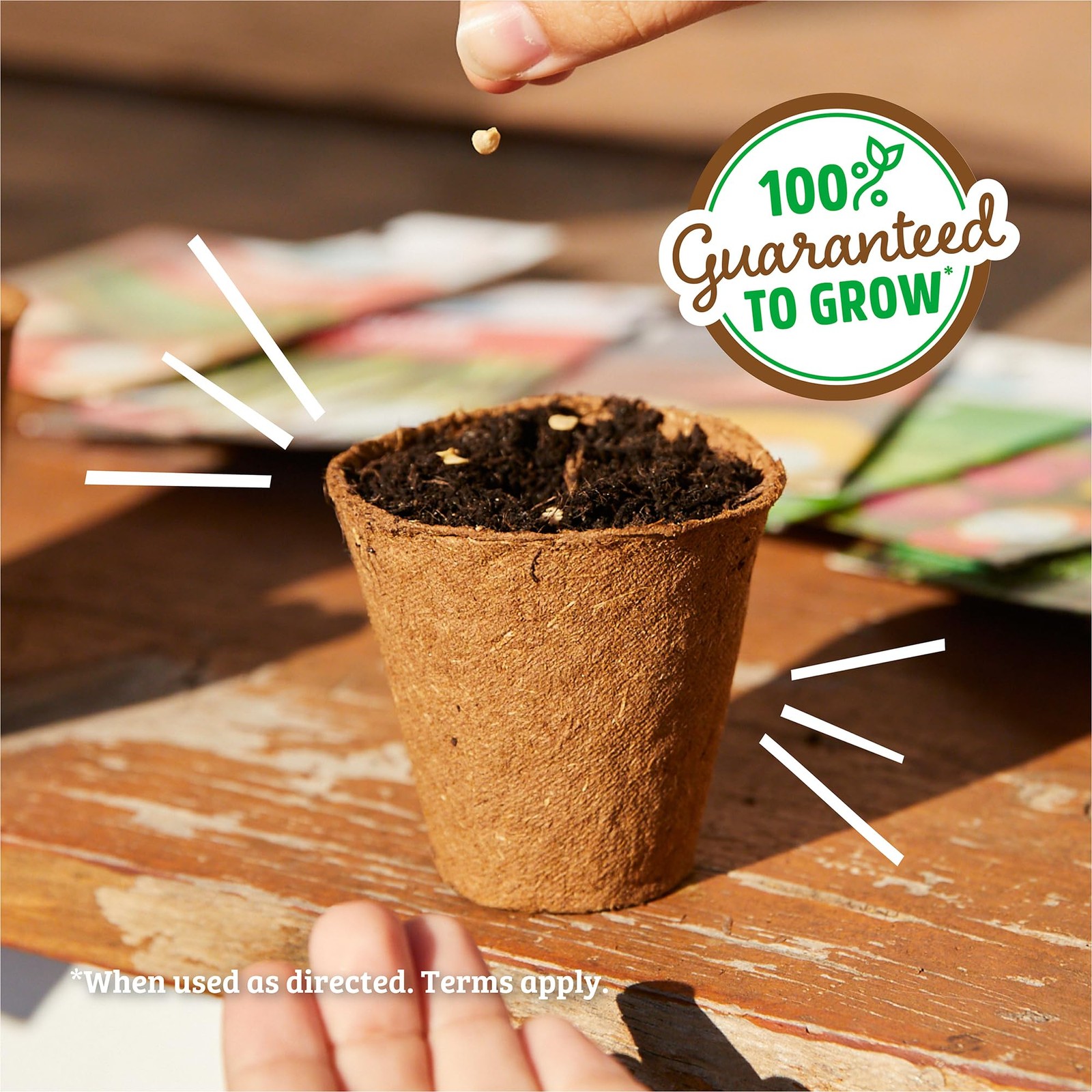 Back to The Roots 100% Organic Seed Packet – Radish ‘Cherry Belle’ 1.4g