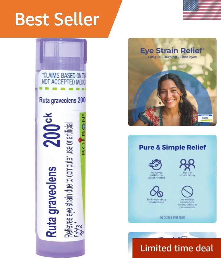 Natural Ruta Graveolens 200CK – Melt-in-Your-Mouth Homeopathic Relief Pellets