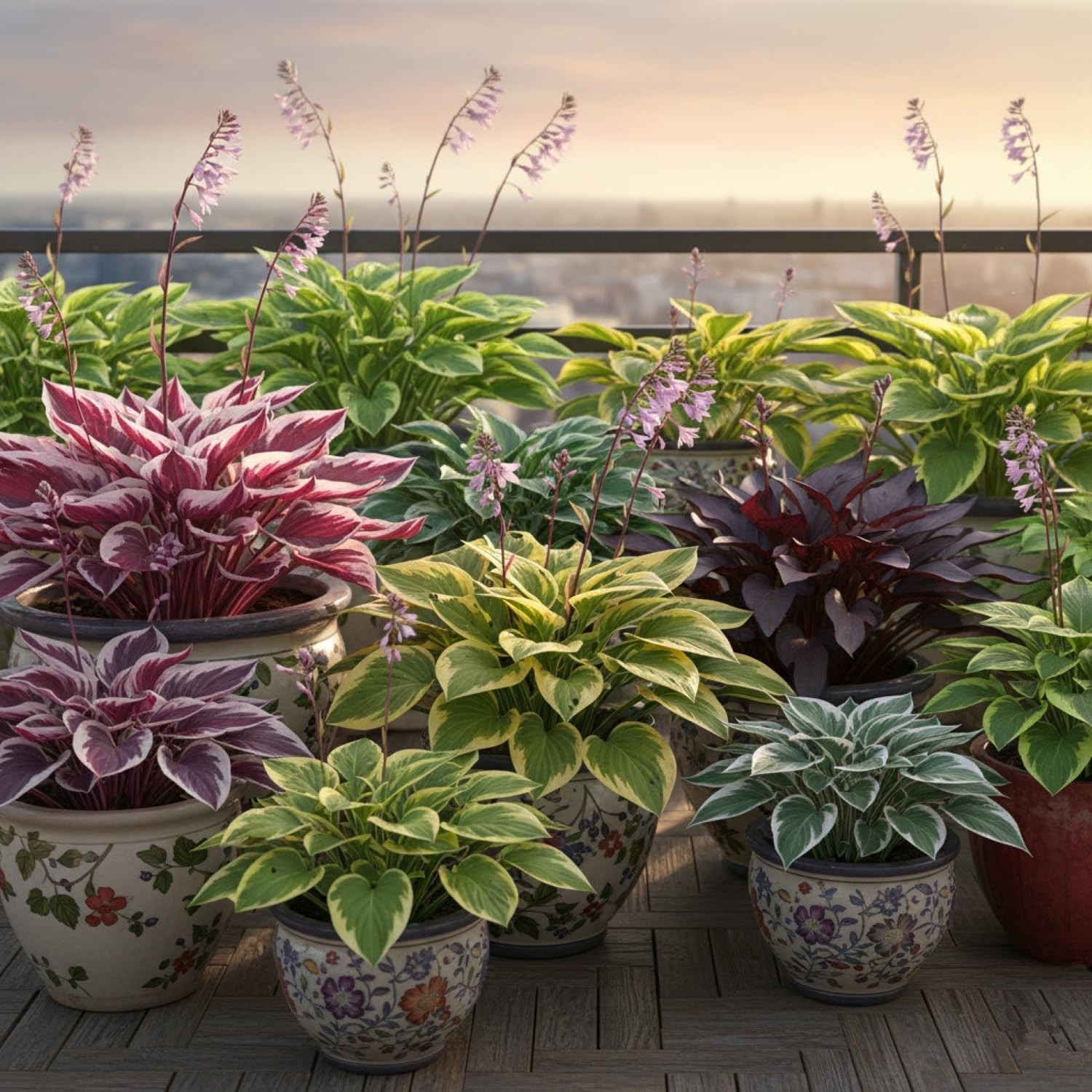 Bring Life to Your Shade Garden with 100+ Colorful Hosta Seeds – Low Maintenance