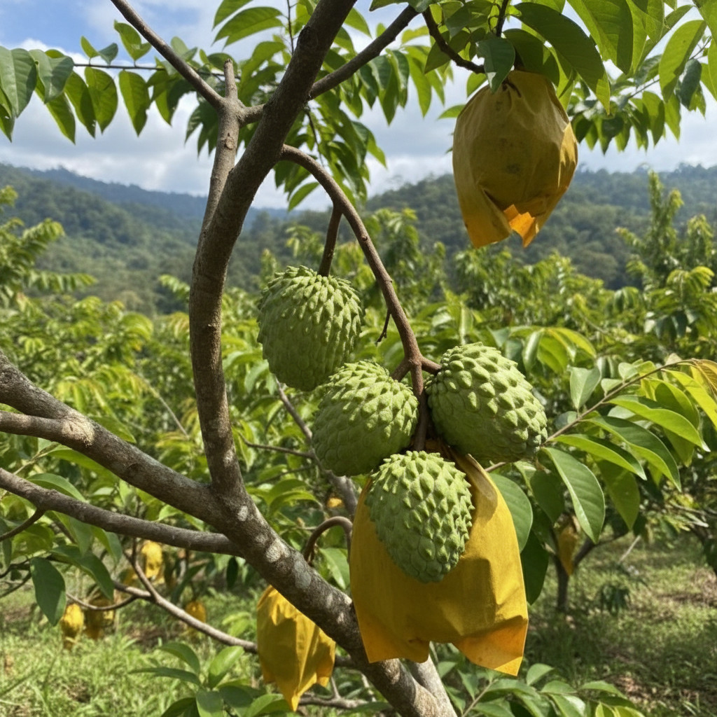 Sugar Apple Plant Seeds – 10pcs – Perfect for Outdoor Garden Container Planting