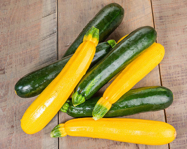 Yellow/Golden 4, Dk Green XL 10 seeds zucchini small seed cavity