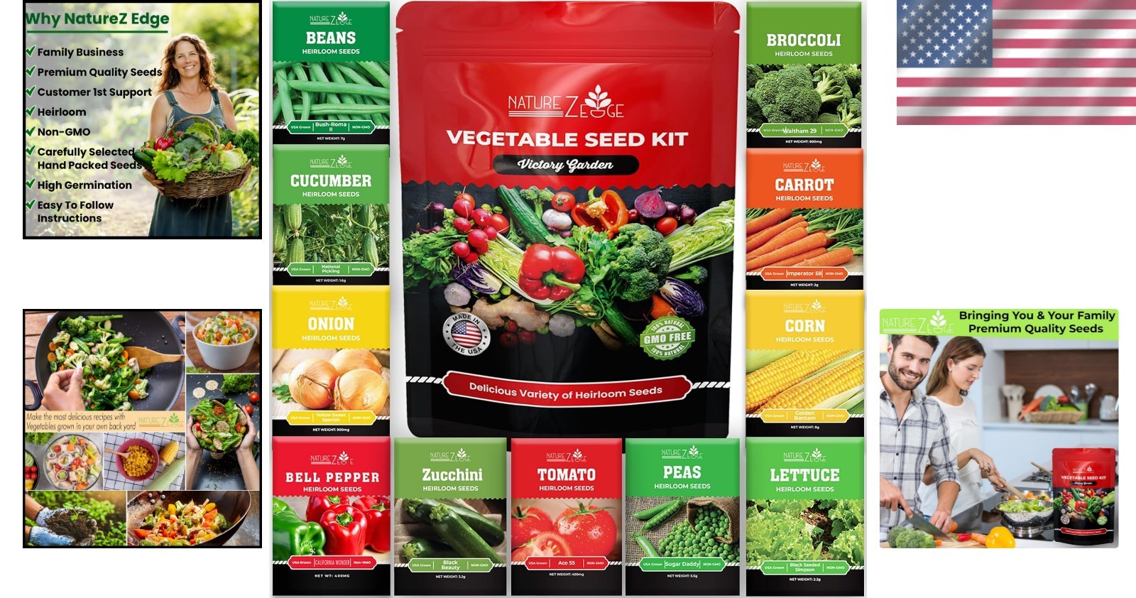 Survival Seed Vault: 11 Heirloom Vegetable Varieties – Grow Outdoors with Ease