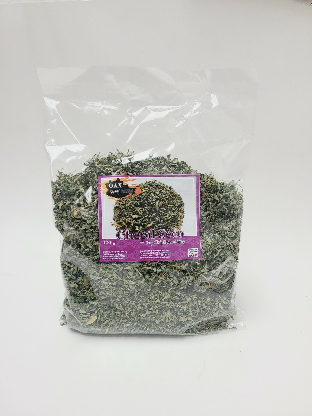 Chepil Seco – Dried Chepil Leaves From Oaxaca Mex (100 gr/3.5 oz)