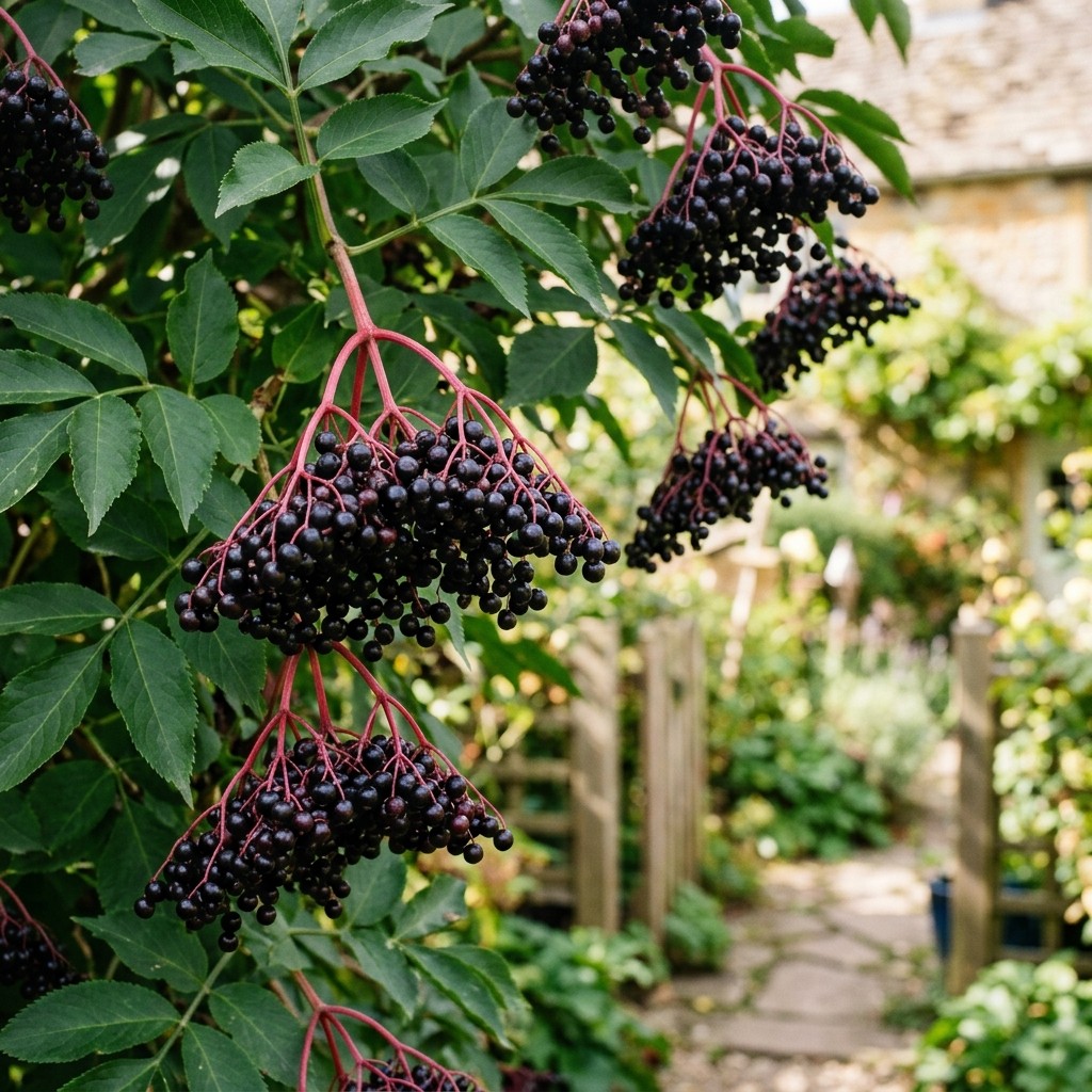 50 Pcs Elderberry Seeds | Home Garden Outdoor Shrub Plant Seeds
