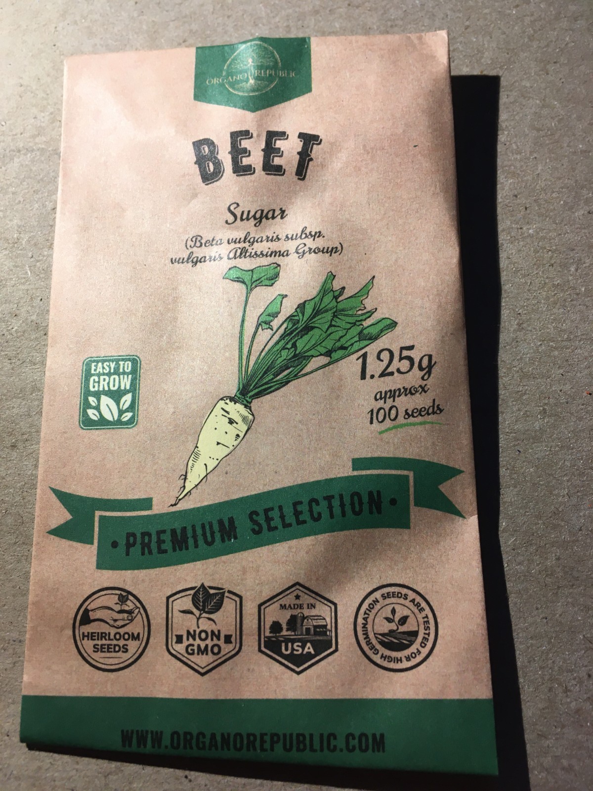 Beet Sugar Seeds – Organo Republic