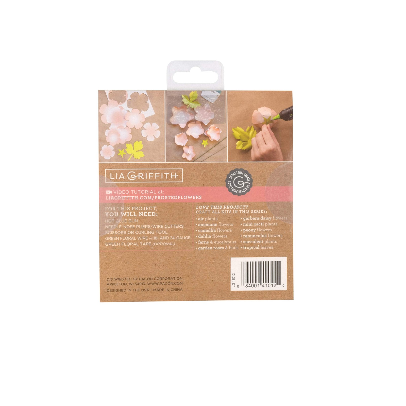 Frosted Paper Blooms Ranunculus Flowers, 6″ x 6.5″, Assorted Colors, 21 Pages