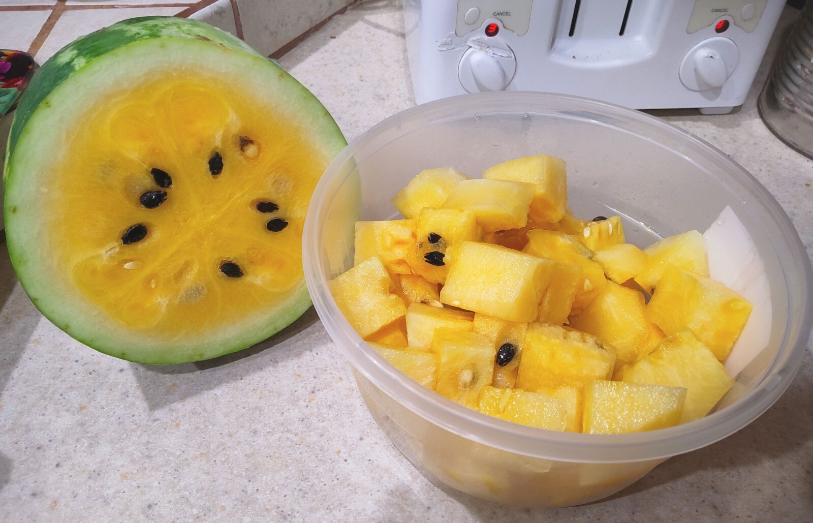 Organic Mountain Sweet Yellow Watermelon 30 Seeds