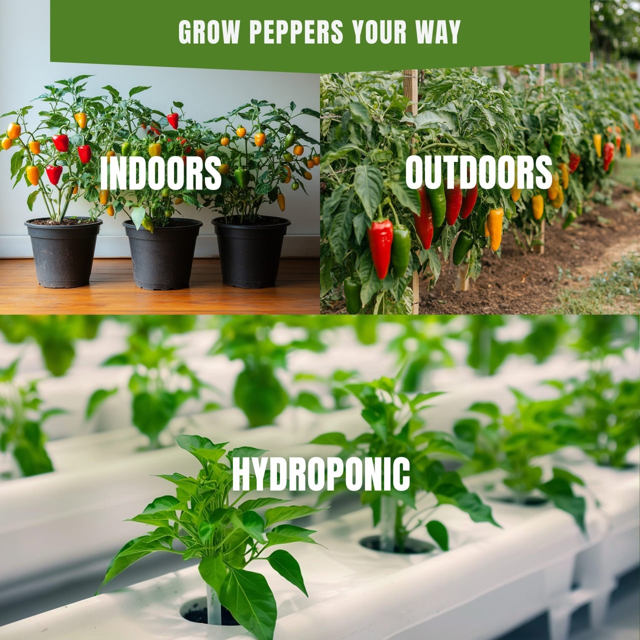 8 Hot Pepper Seeds Variety Pack – Mixed Heat Garden Collection, Heirloom Non-GMO