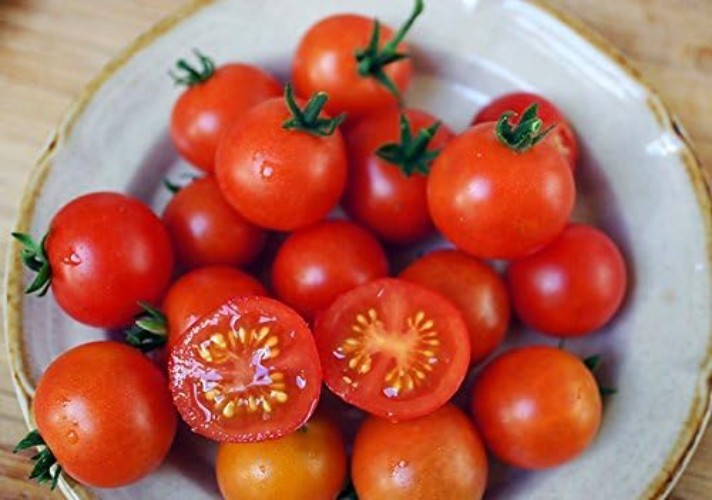 Heirloom Dwarf Red Robin Tomato Seeds – 30 Count, Easy to Grow in Containers
