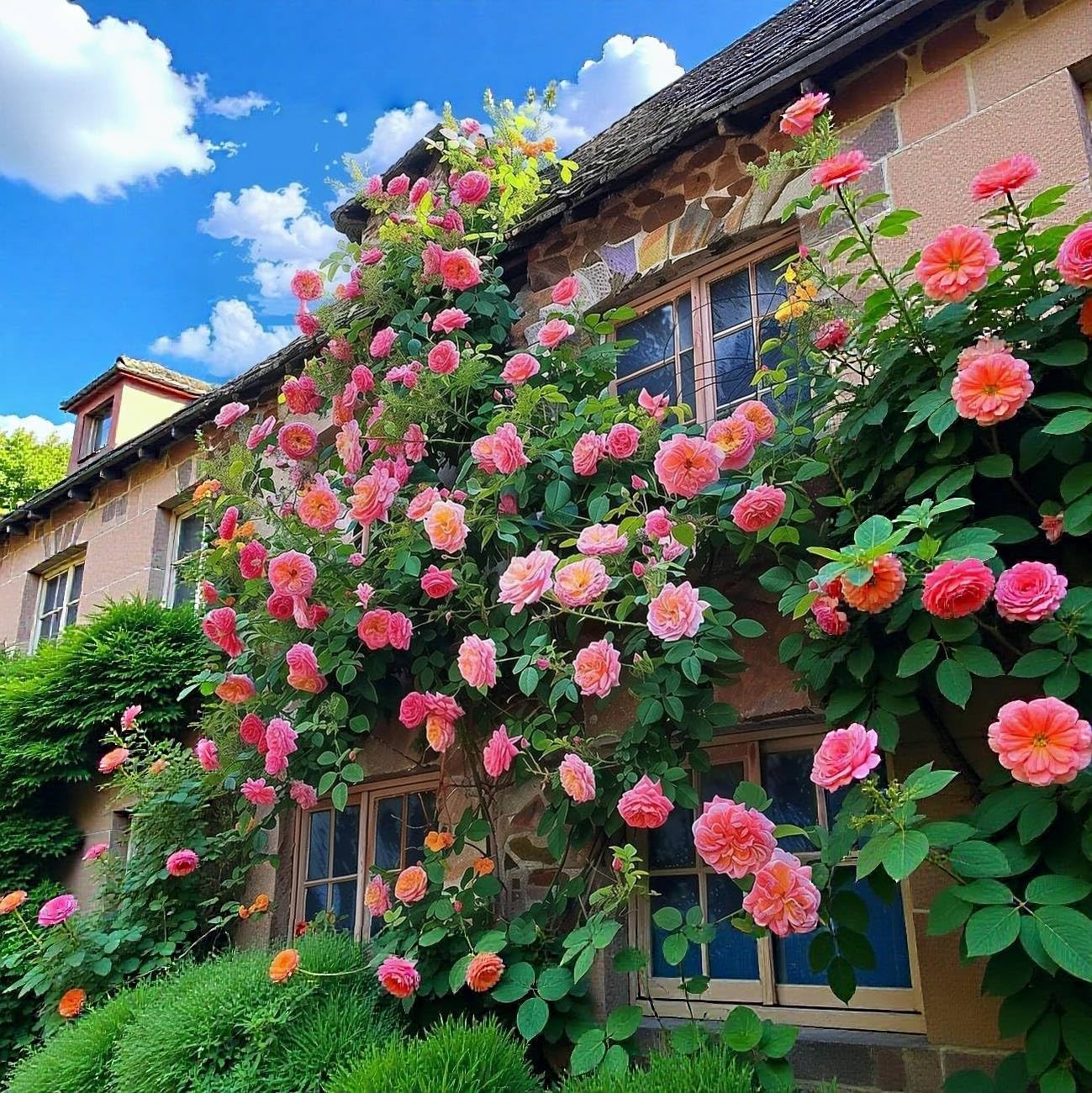 Pet-Friendly Pink Climbing Rose Seeds – 150+ Heirloom Plants for Spring