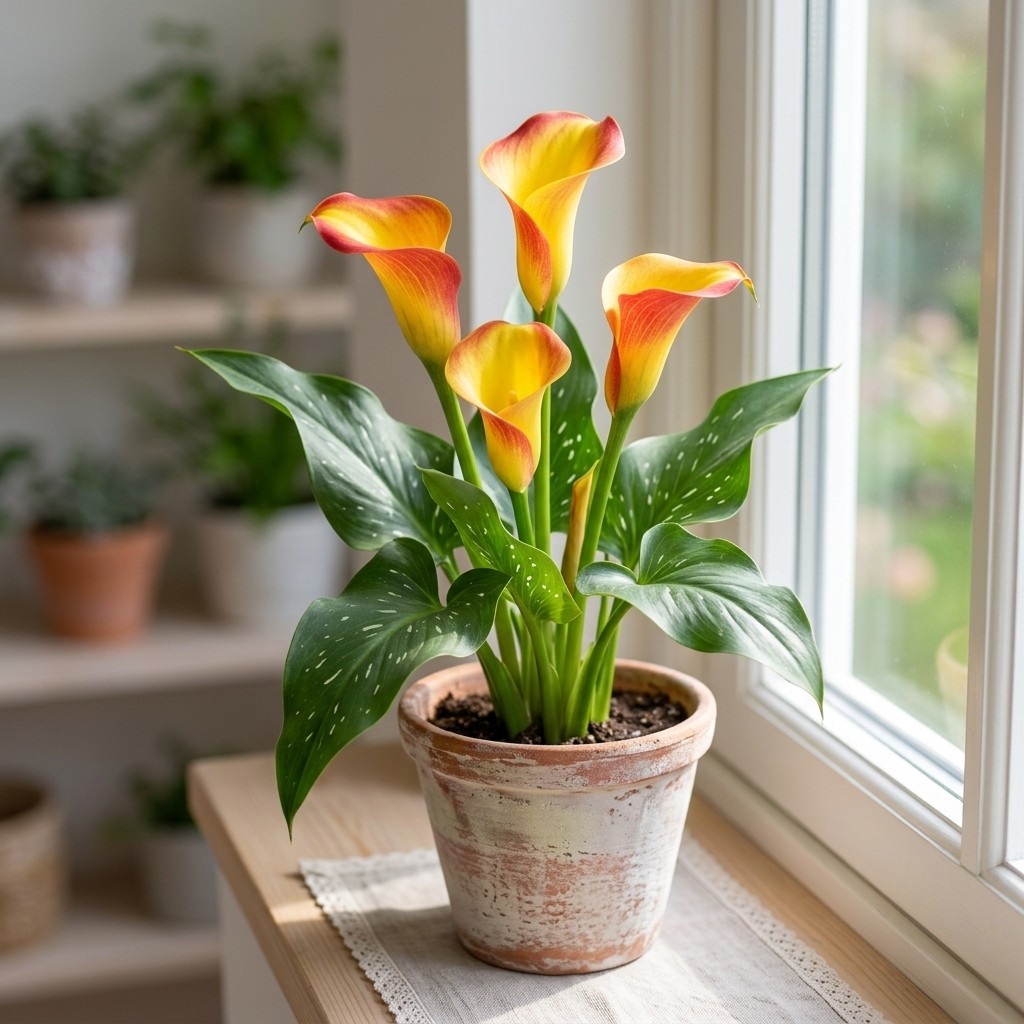 100Pcs Calla Lily Seeds, Outdoor Flower Seeds for Home Garden & Yard