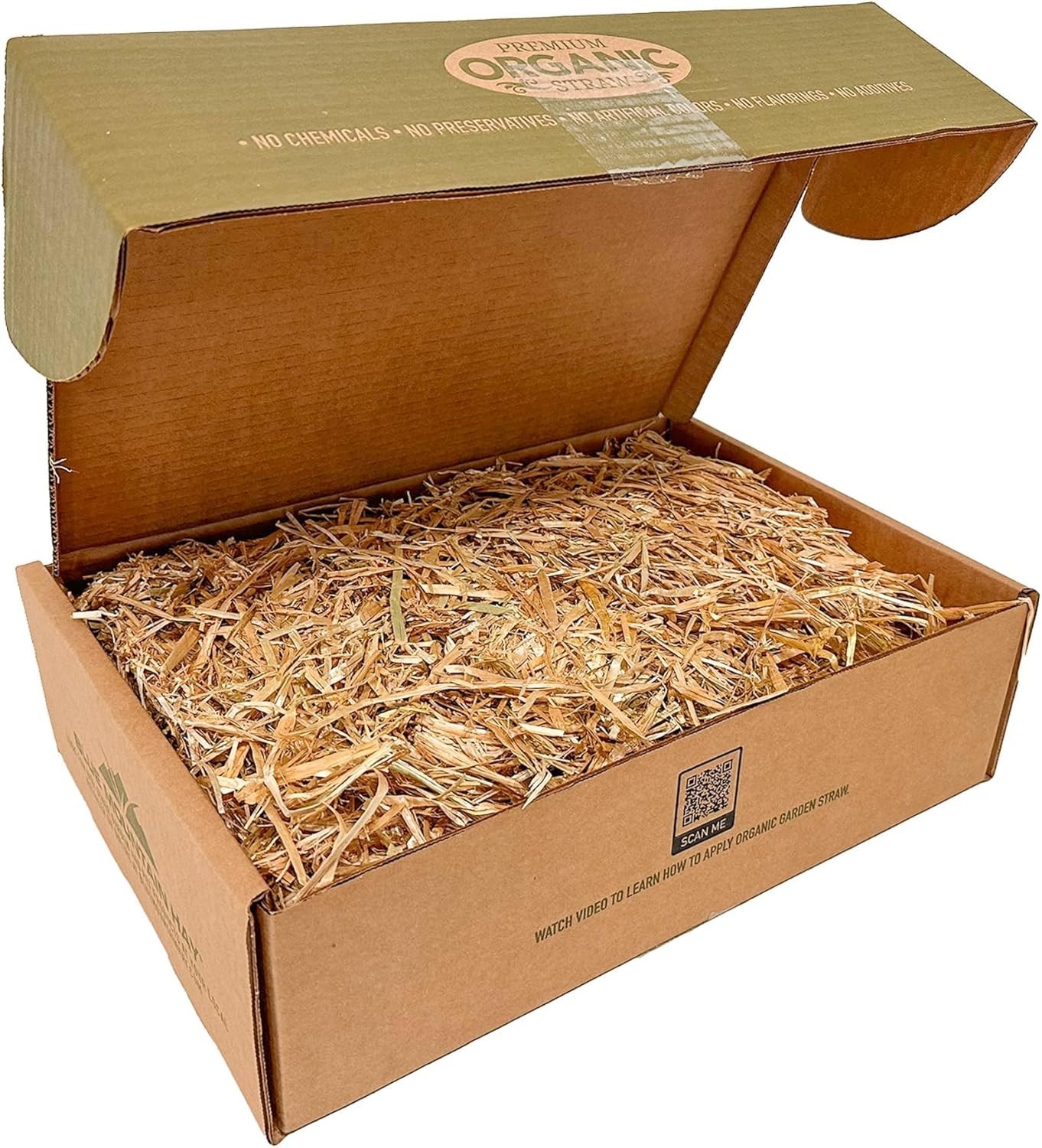 Pet-Friendly Organic Garden Straw 5 lb – Ideal for Mulching & Composting