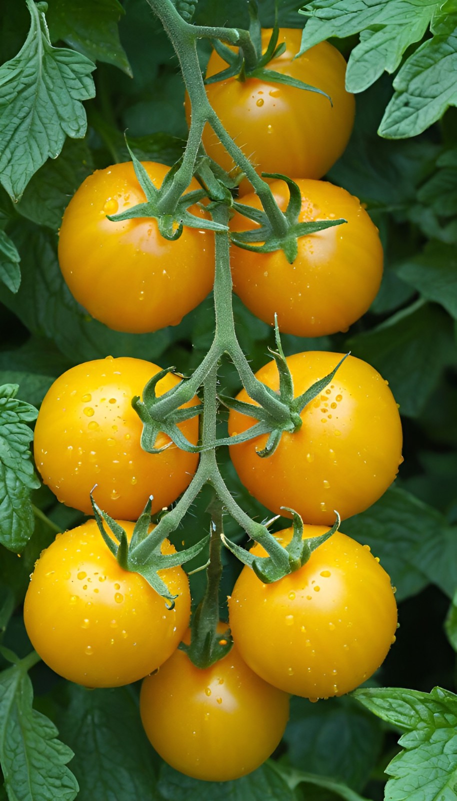100 Heirloom Large Yellow Cherry Tomato Seeds – Egg Yolk – 1oz Sweet High Yields