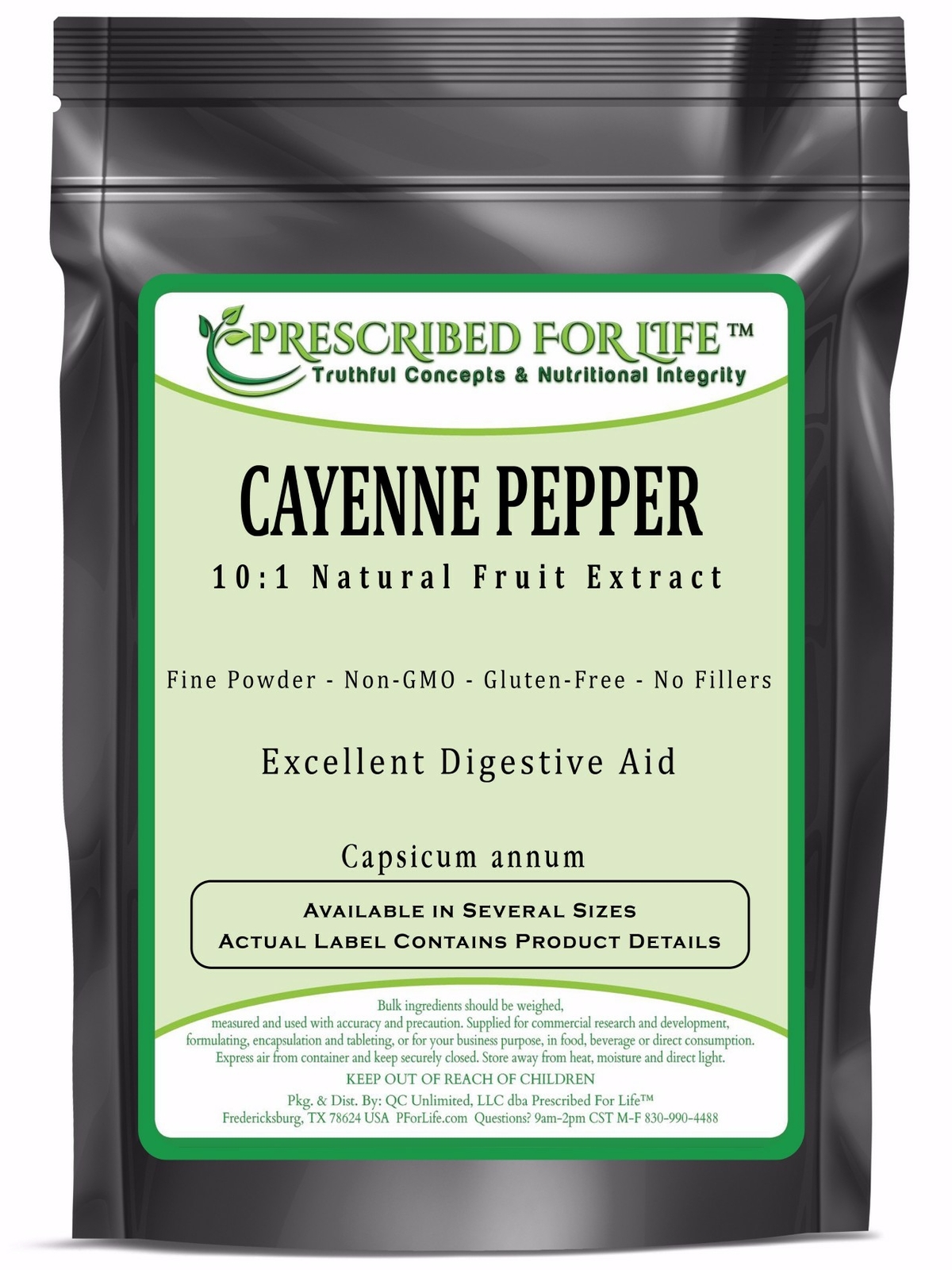 Cayenne Pepper – Natural Fruit Powder Extract 10:1 (Capsicum annum), 1 kg