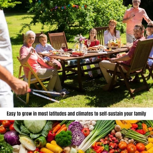 Survival Garden Seeds Vault 105 Varieties Heirloom Non GMO Vegetable Fruit Herb
