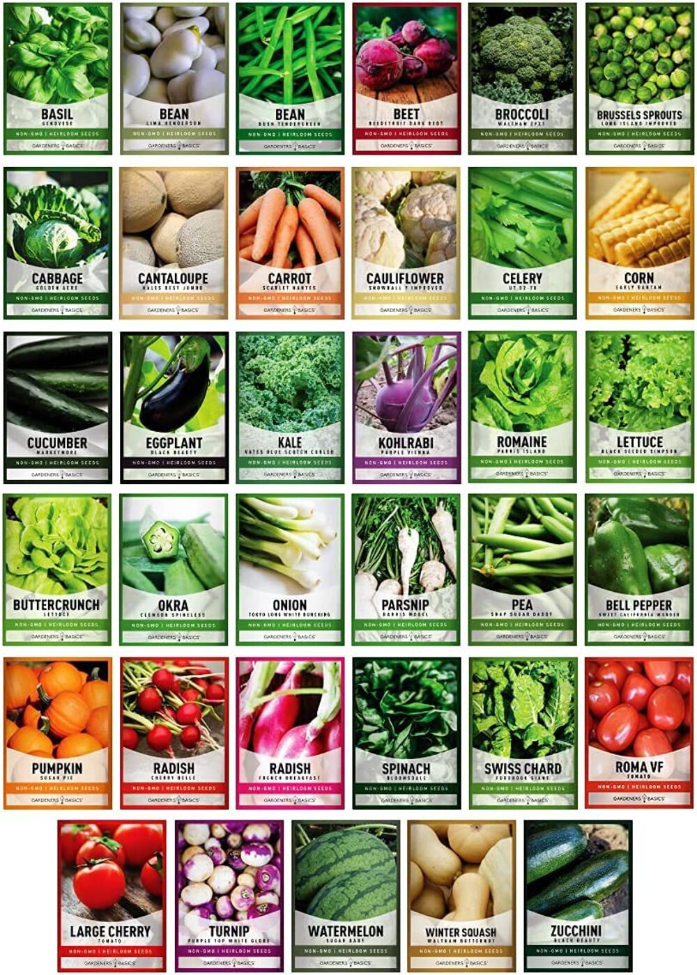 Survival Seed Vault Kit – 70 Heirloom Varieties for Self-Sufficient Gardening