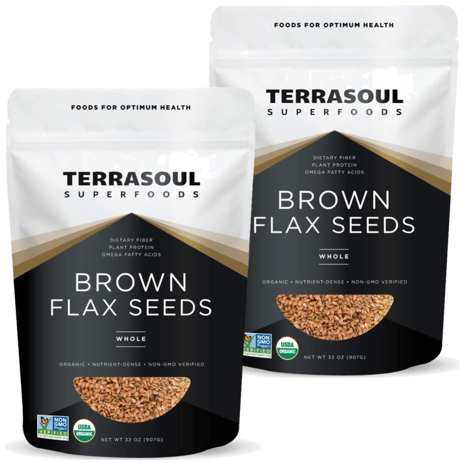 Nutrient-Rich Brown Flax Seeds, 4 Lbs – Organic