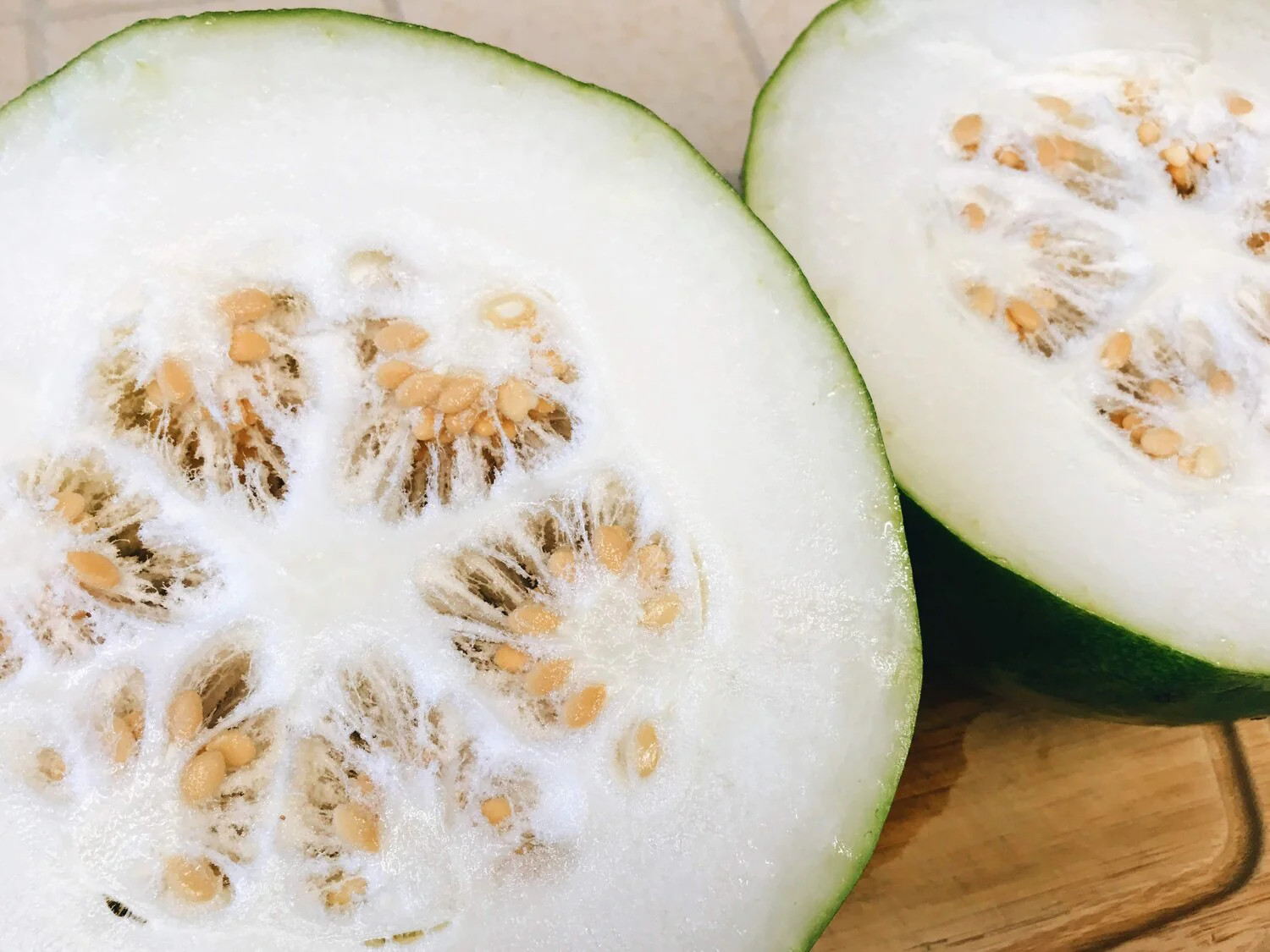 Giant White Skin Winter Melon Seeds |Dong Gua Ash Wax Gourd Hair Asian Seed 2024