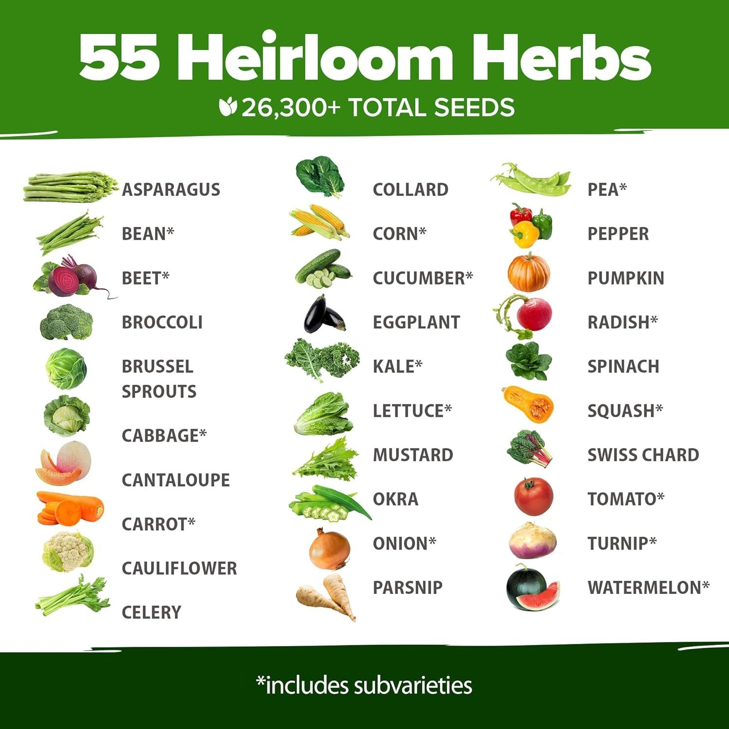 Ultimate Vegetable & Herb Seed Collection